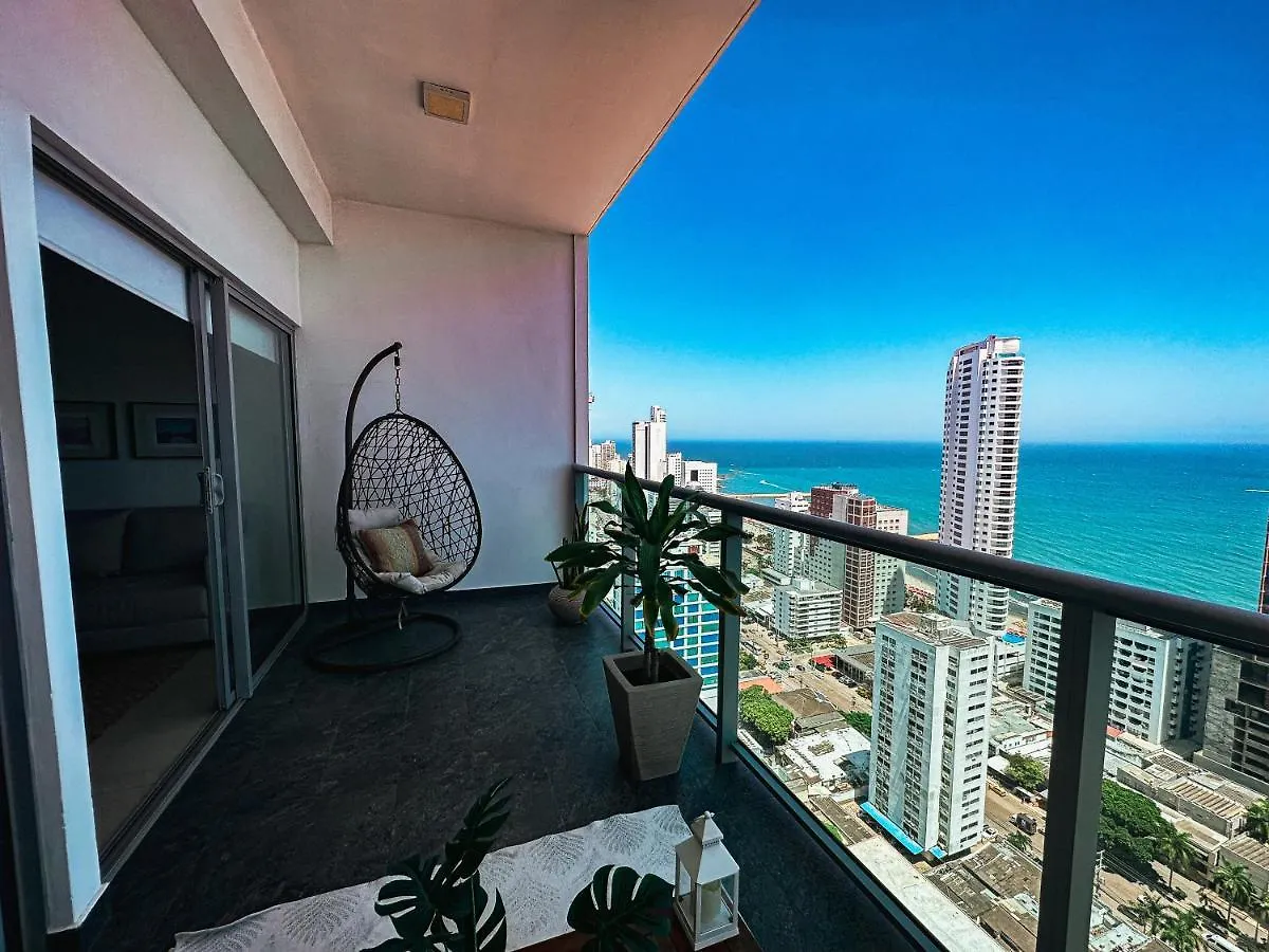 Amazing View-29Th Floor Modern Apt-Luxury Building Apartment Cartagena